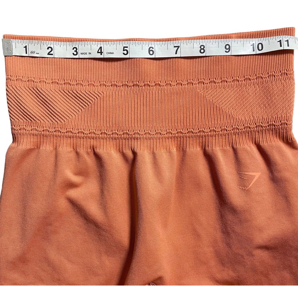 Gymshark Seamless Athletic Leggings Burnt Orange - Picture 5 of 7